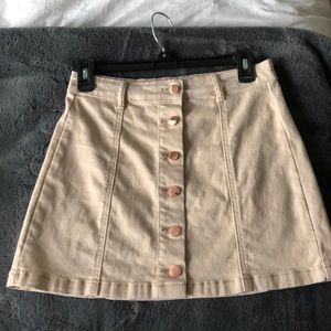 High waisted skirt